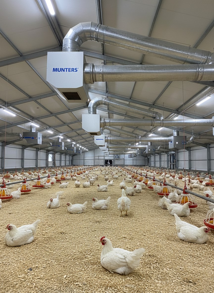 هيتار Munters تدفئة 1000 متر